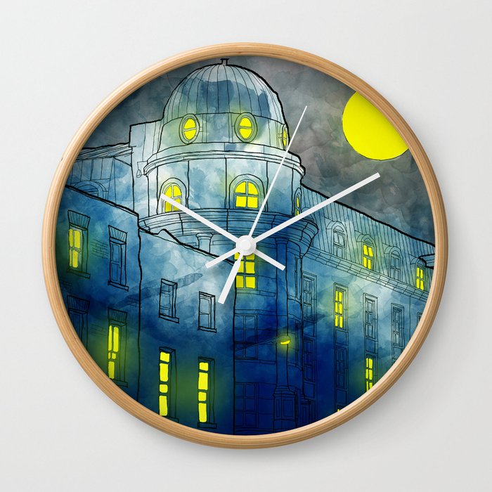 Good Night Dublin Wall Clock