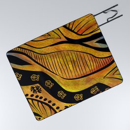 African Garb Picnic Blanket