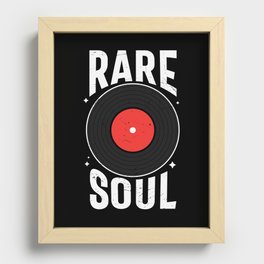 Rare Soul Retro Vinyl Record Recessed Framed Print