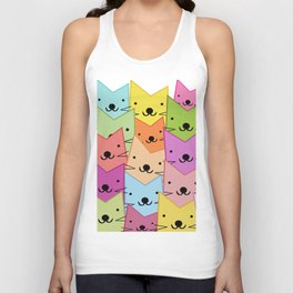 Colorful cats Tank Top