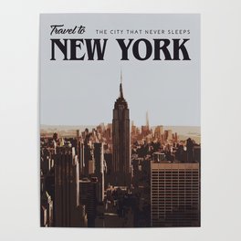 New Yorks City Poster