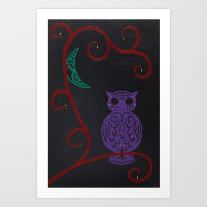Night Owl Art Print