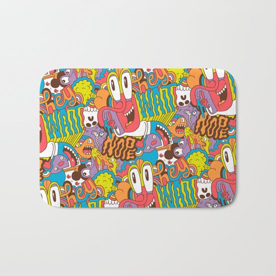 Hey Wait Bath Mat