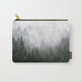 Home Is A Feeling Carry-All Pouch | Nature, Curated, Adventure, Pine Trees, Mountain, Woods, Moody, Photo, Travel, Magick 