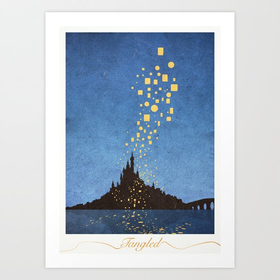 Tangled Art Print