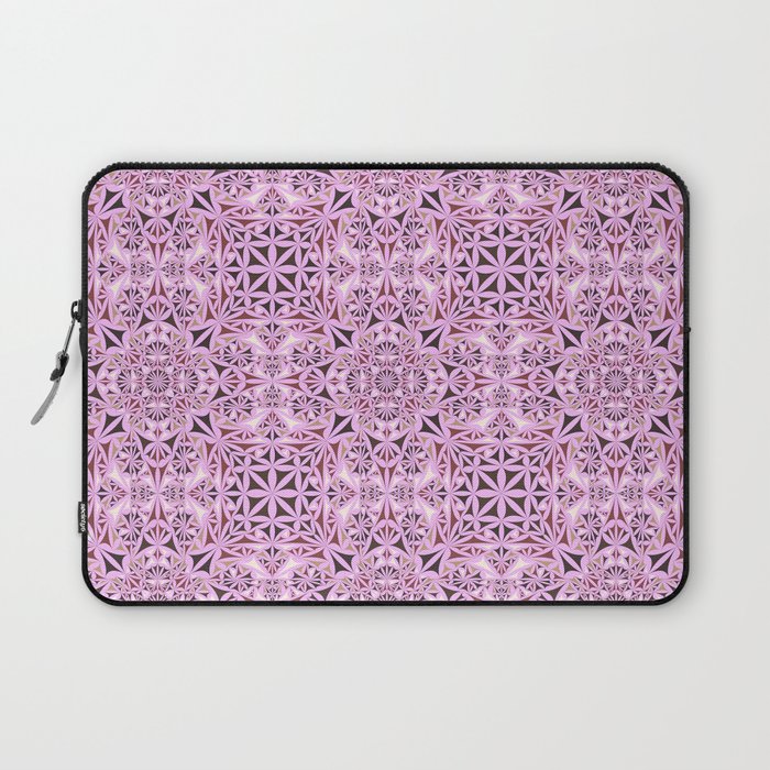 Pink kaleidoscope wallpaper Laptop Sleeve