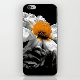 Paper Flower Dark iPhone Skin