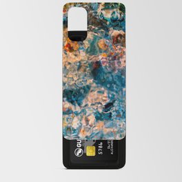 Liquid Blue Paint Abstraction Pattern Android Card Case