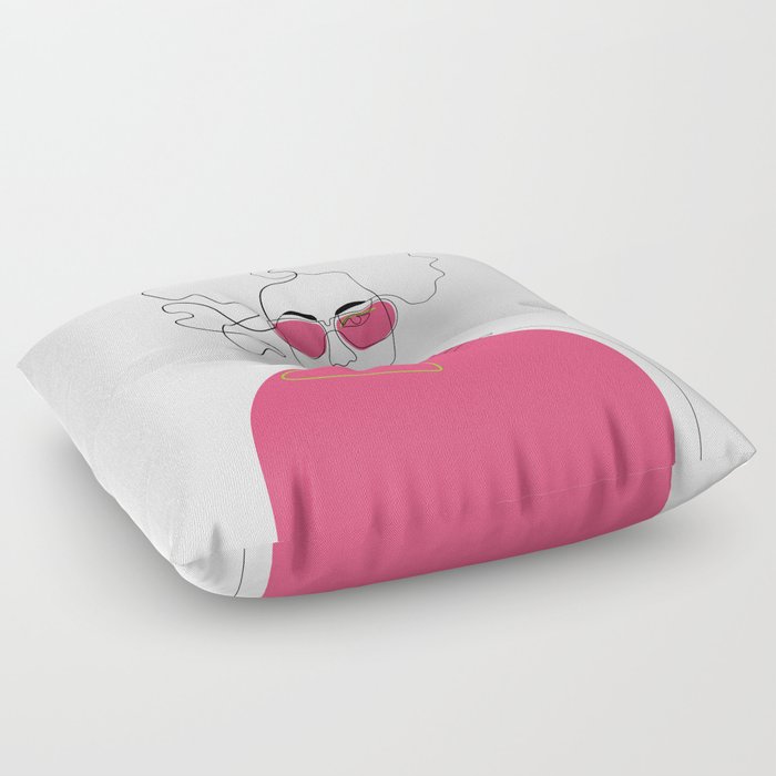 Style The Pink Floor Pillow