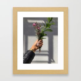 Flower Love Framed Art Print