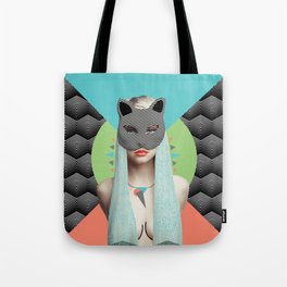 Cat woman Tote Bag