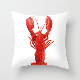 Atlantic Lobster 3 Throw Pillow