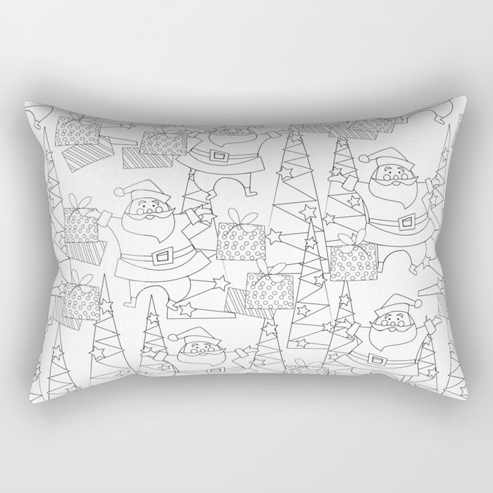 Jingle Jangle Coloring Book Rectangular Pillow By Christinelynnjohansen Society6