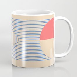 post modern geometric exit mindscape Coffee Mug