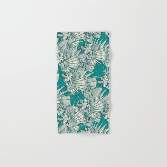 fish mirage teal Hand & Bath Towel