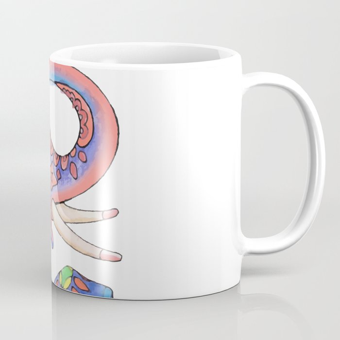 The Happy Elephant - Turquoise Coffee Mug