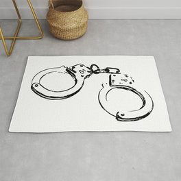 handcuffs Rug