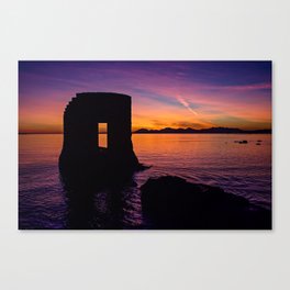 Antibes at Sunset Canvas Print