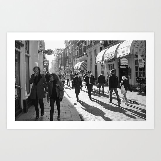 Street life Art Print