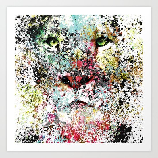 THE KING III Art Print