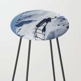 Whistler Blackcomb - Symphony Chair with Castle Mountain in British Columbia, Canada Counter Stool