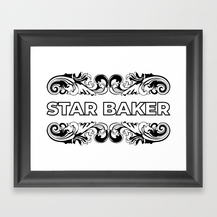 star baker Framed Art Print