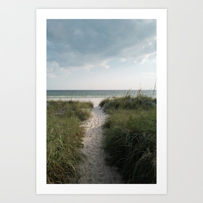 Beachwalk at 30A Art Print