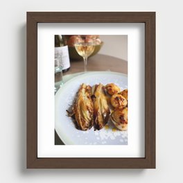 Chicory braised with honey Recessed Framed Print