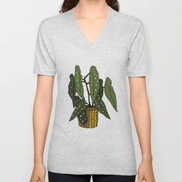 Begonia Maculata V Neck T Shirt