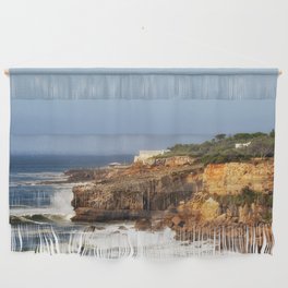 South Africa Photography - Strong Waves Hitting The Coastline Wall Hanging