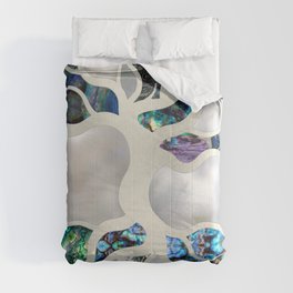 Tree of life - Abalone Shell and Pearl Comforter