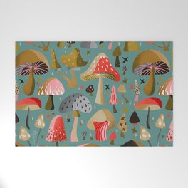 Mushroom Collection – Mint Welcome Mat