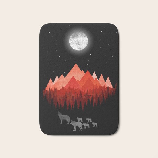 Wolfs Bath Mat