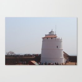 Digital Photograph of Aguada fort at Goa Canvas Print