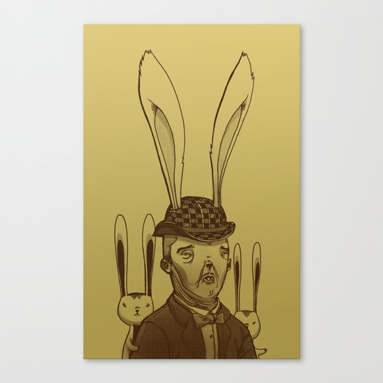 The Rabbit Man Canvas Print