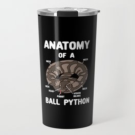 Anatomy Of A Ball Python Travel Mug