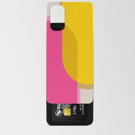 Pink and Cheerful Yellow Arches Android Card Case