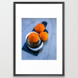 Orange juice Framed Art Print