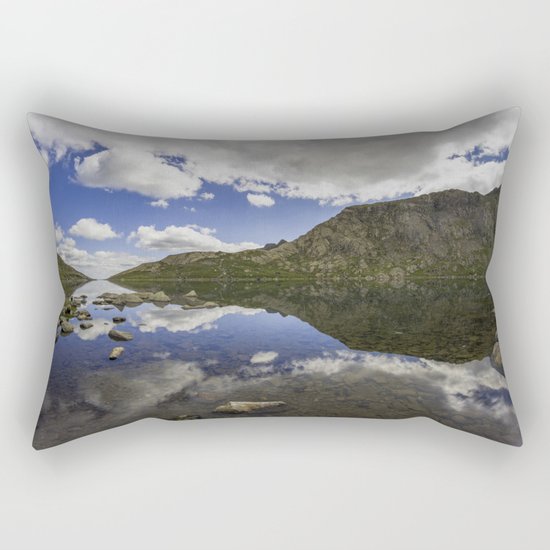 Llyn Llydaw Rectangular Pillow