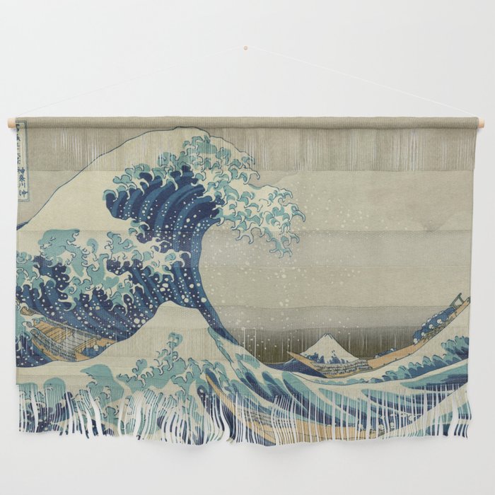 the great wave off kanagawa wall hanging by palazzoartgallery society6