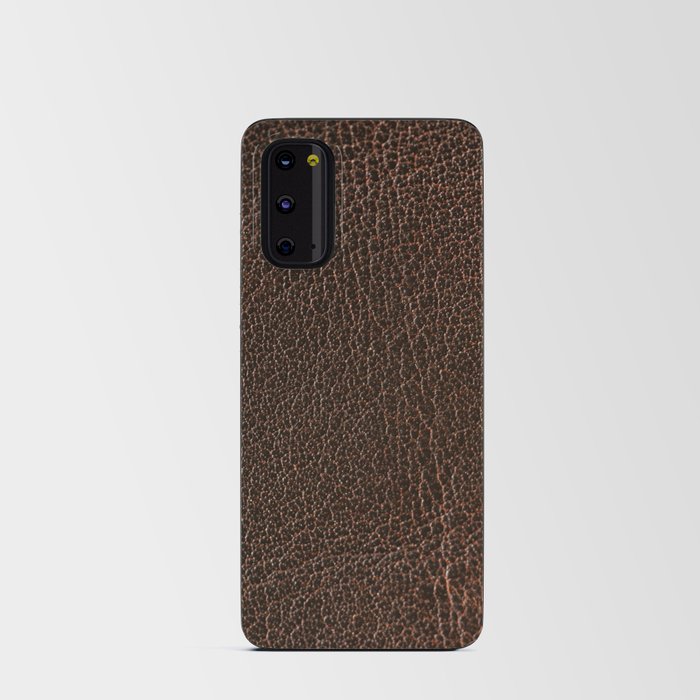 Brown leather Android Card Case