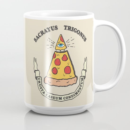 Illuminati Food Pyramid Breakfast Mug