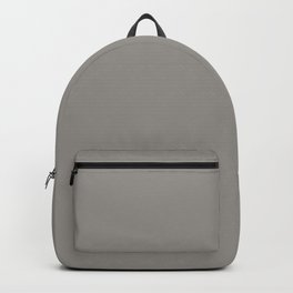 TABBY CAT COLOR. Gray neutral solid color Backpack