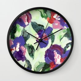 Agnes (Flower Variation 4) Wall Clock