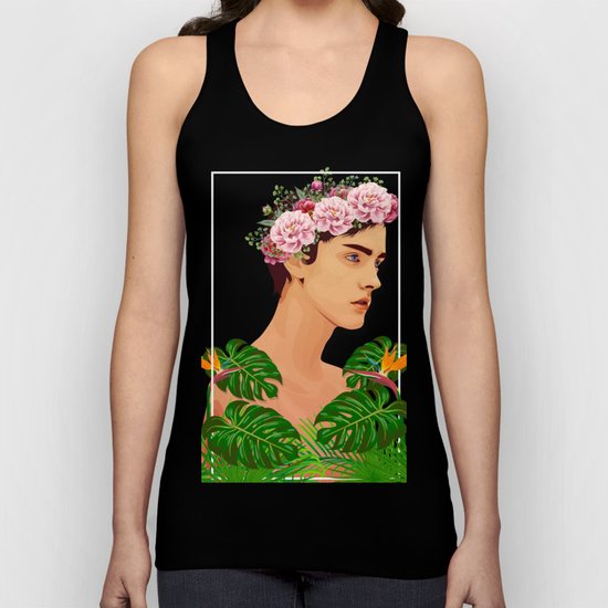 BOY OVER FLOWERS Unisex Tank Top