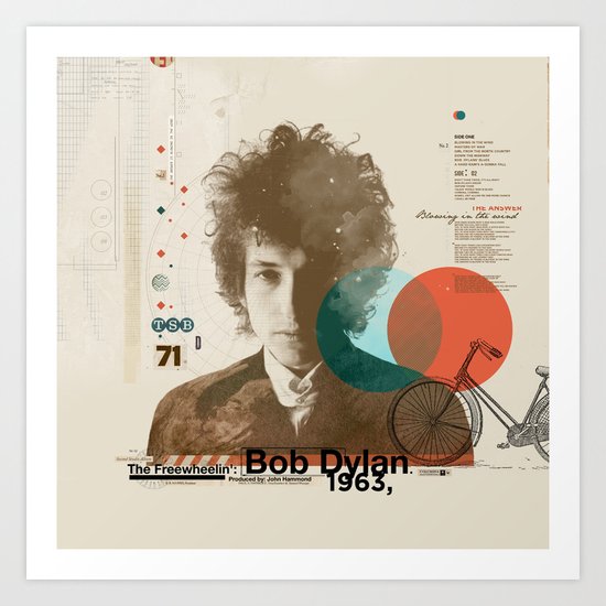 Bob Dylan Art Print