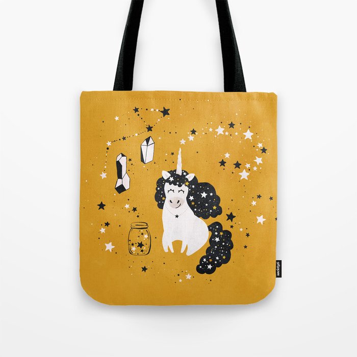 Stellar Unicorn with Stars in a Jar Tote Bag by Lidiebug | Society6