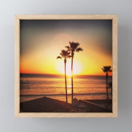 Sunset Mexico Framed Mini Art Print