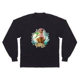 Hawaiian Friends Long Sleeve T Shirt