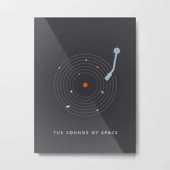 The Sounds of Space Metal Print